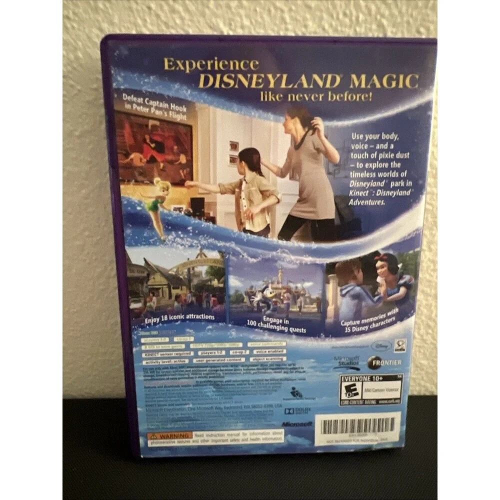 Kinect Disneyland Adventures Xbox 360 - Game & Case